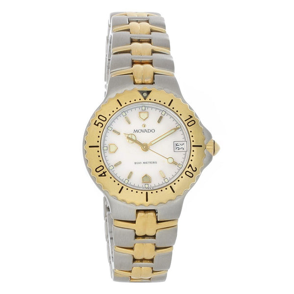 Movado Women s 0603885 Olympian Diver Two Tone Stainless Steel Watch Bezali