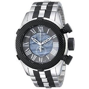 Invicta Men's 17434 Bolt Chronograph Black and Silver Stainless