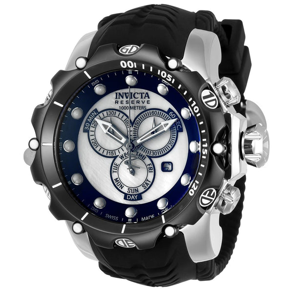 Invicta Men s 20403 Venom Black Silicone Watch Bezali