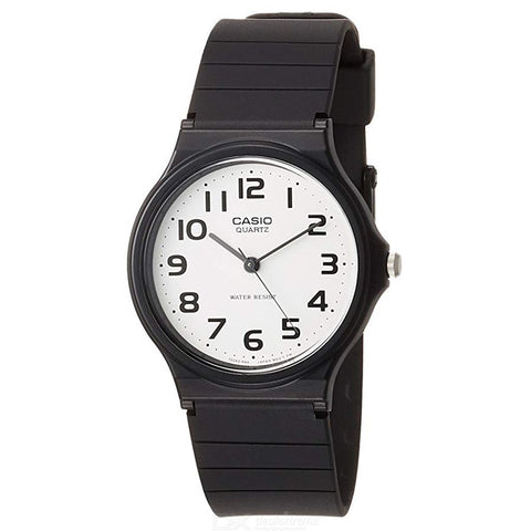 Casio Men's MQ24-7B2 Classic Black Resin Watch