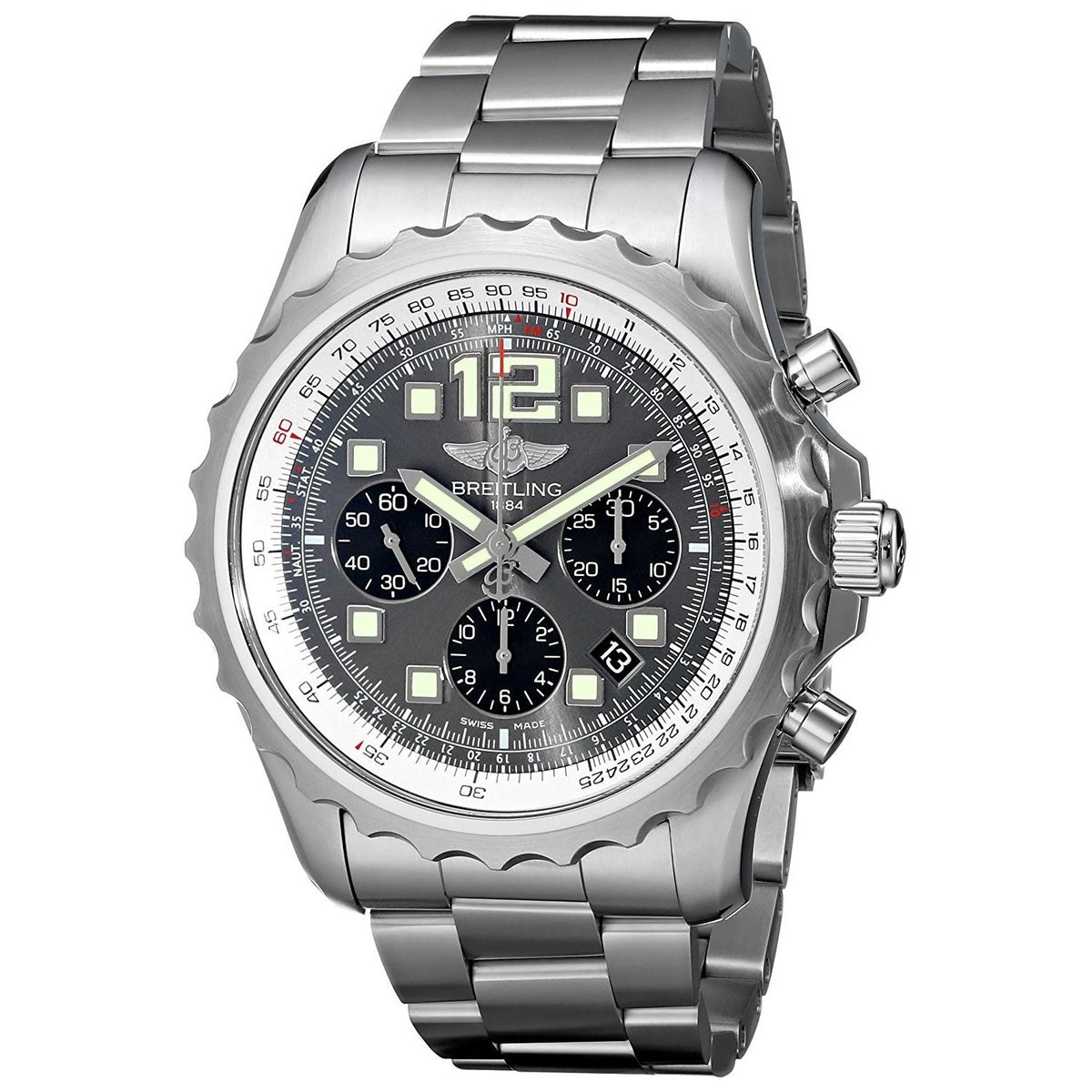 Breitling Men&#39;s A2336035-F555 Chronospace Chronograph Automatic Stainless Steel Watch