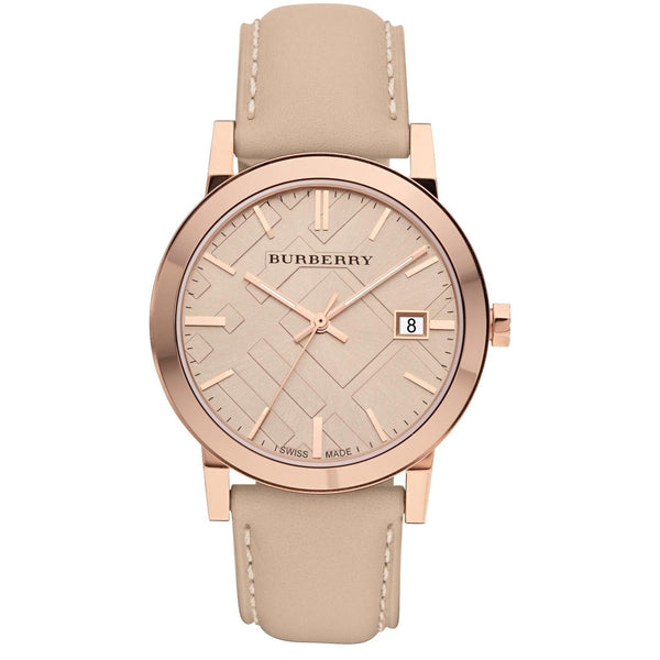 Burberry BU9020 The City Beige Dial Leather Strap Women\'s Watch BURBERRY BU9014 Tan Dial Leather Strap Unisex Watch | eBay main image 3