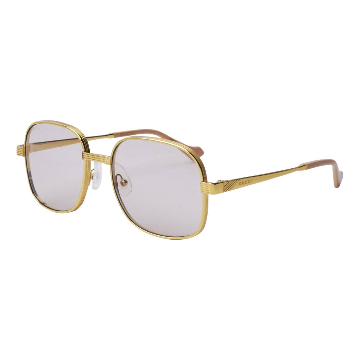 Gucci Men&#39;s Sunglasses Fall Winter 2020 Gold Yellow Nylon Nylon GG0788S 001