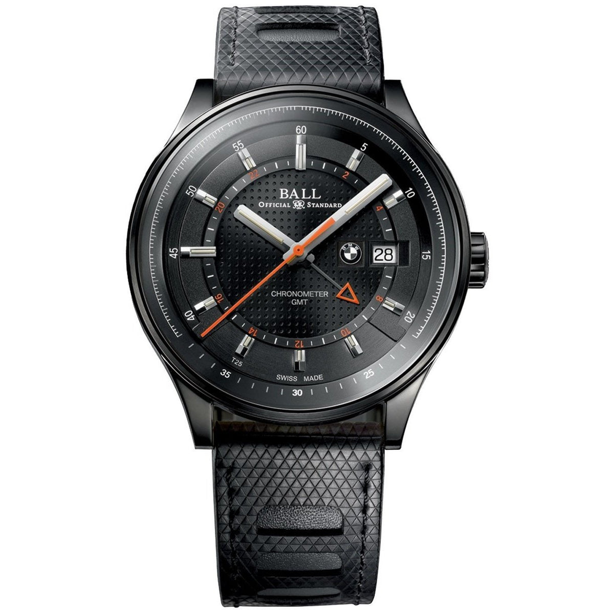 Ball Men&#39;s GM3010C-P1CFJ-BK BMW Black Silicone Watch