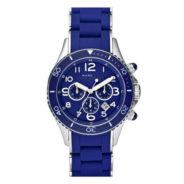 Marc Jacobs Rock Chronograph Cream‎ Stainless Watch Silicone MBM2545 New Battery Marc Jacobs Rock Chronograph Cream Stainless Watch Silicone  main image 4