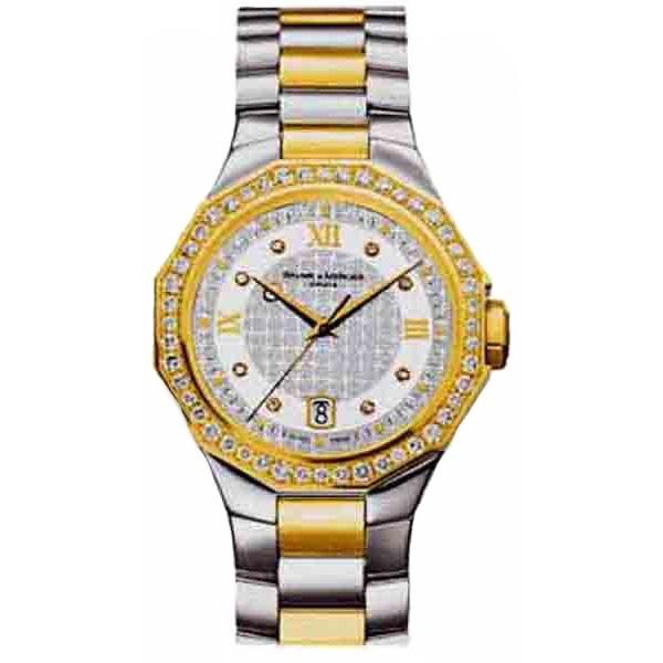Baume &amp; Mercier Women&#39;s MOA08463 Riviera Diamond Two-Tone 	Stainless Steel &amp; Yellow Gold Watch