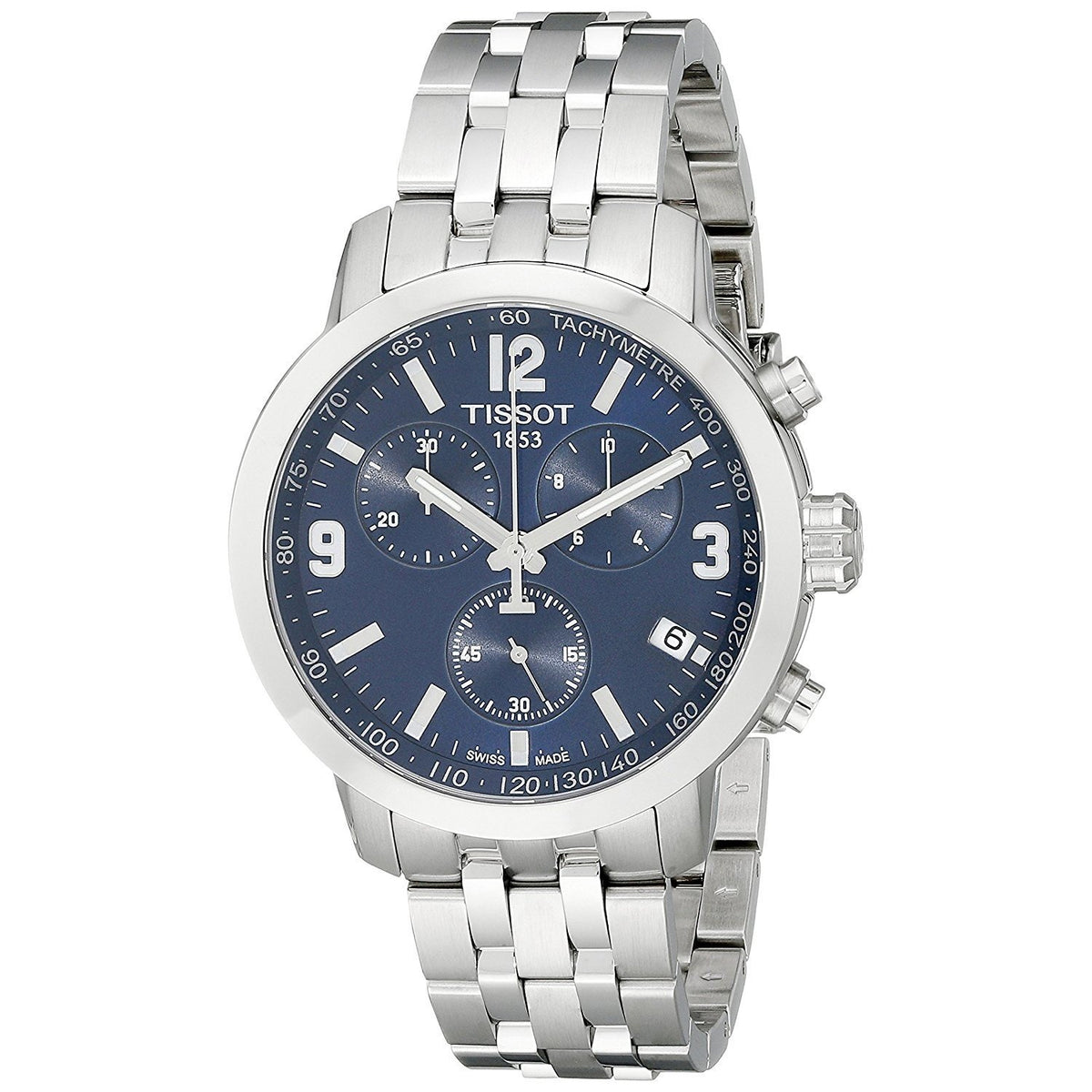 Tissot Men&#39;s T0554171104700 PRC 200 Chronograph Stainless Steel Watch