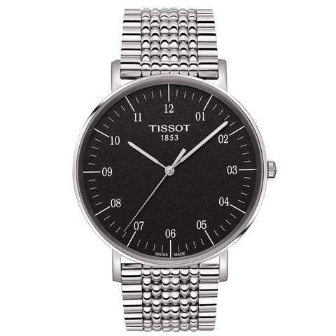 Tissot Men's T1096101107700 T-Classic Everytime Stainless Steel Watch