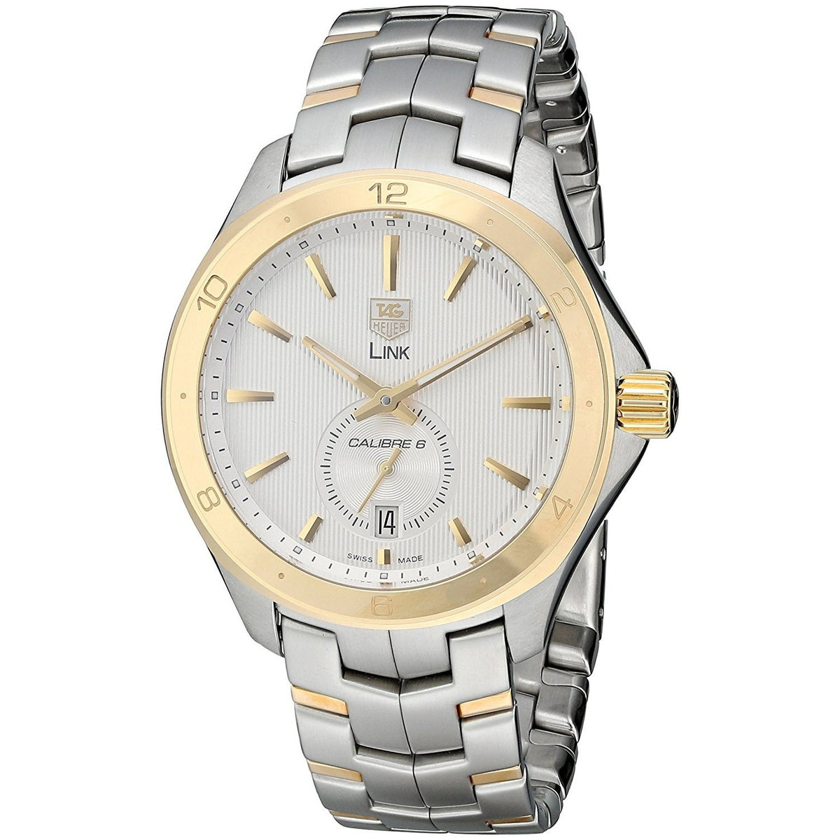 Tag Heuer Men&#39;s WAT2150.BB0953 Link 18kt Yellow Gold Automatic Two-Tone Stainless Steel Watch