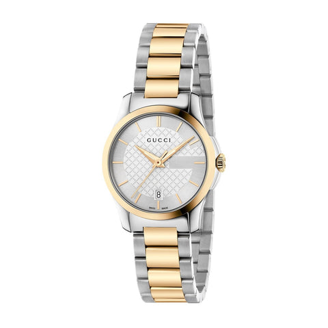 Gucci Women's YA126563 G-Timeless Two-Tone Stainless Steel Watch