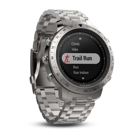 Garmin F?nix Chronos Men's Silver Bracelet Quartz Watch - 010-01957-02