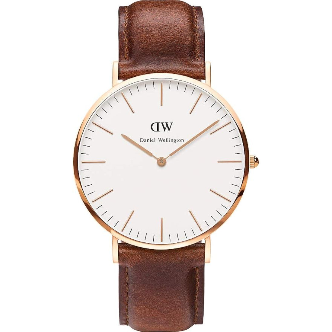 Daniel Wellington St. Mawes Men's Brown Strap Quartz Watch - 0106DW