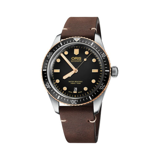 Oris Divers Sixty-Five Date Men's Black Dial Automatic Watch 01 733 7707 4354-07 5 20 55