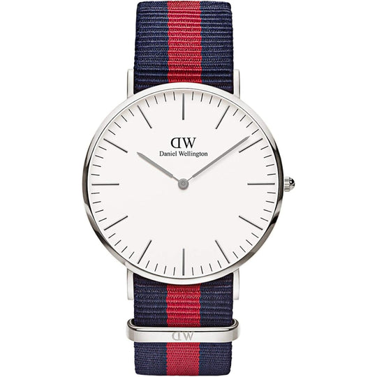Daniel Wellington Oxford Men's Blue and Red Strap Quartz Watch - 0201DW