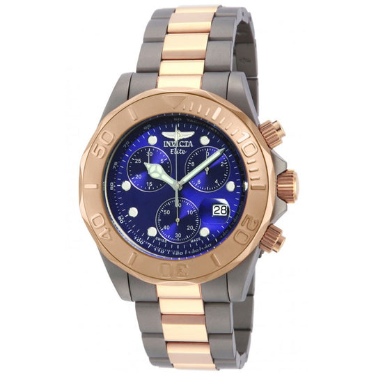 Invicta Men's 10700 Pro Diver Quartz Chronograph Blue Dial Watch