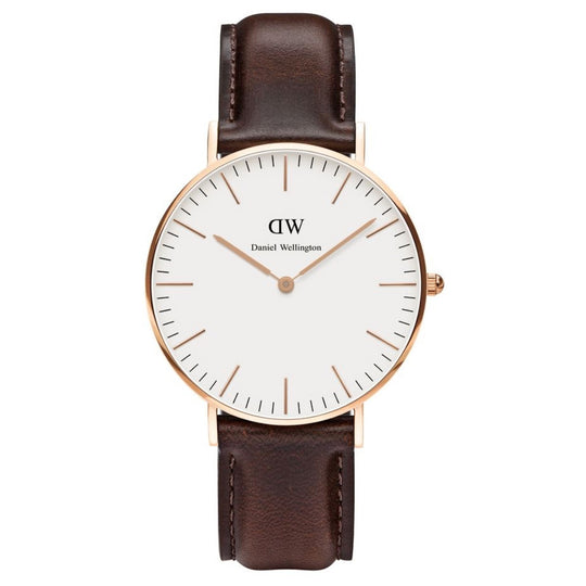 Daniel Wellington Bristol Women's Dark Brown Strap Quartz Watch - 0511DW