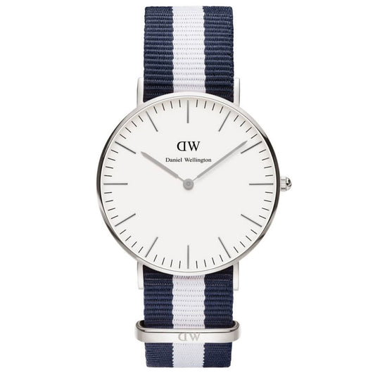 Daniel Wellington Glasgow Women's Blue and White Strap Quartz Watch - 0602DW