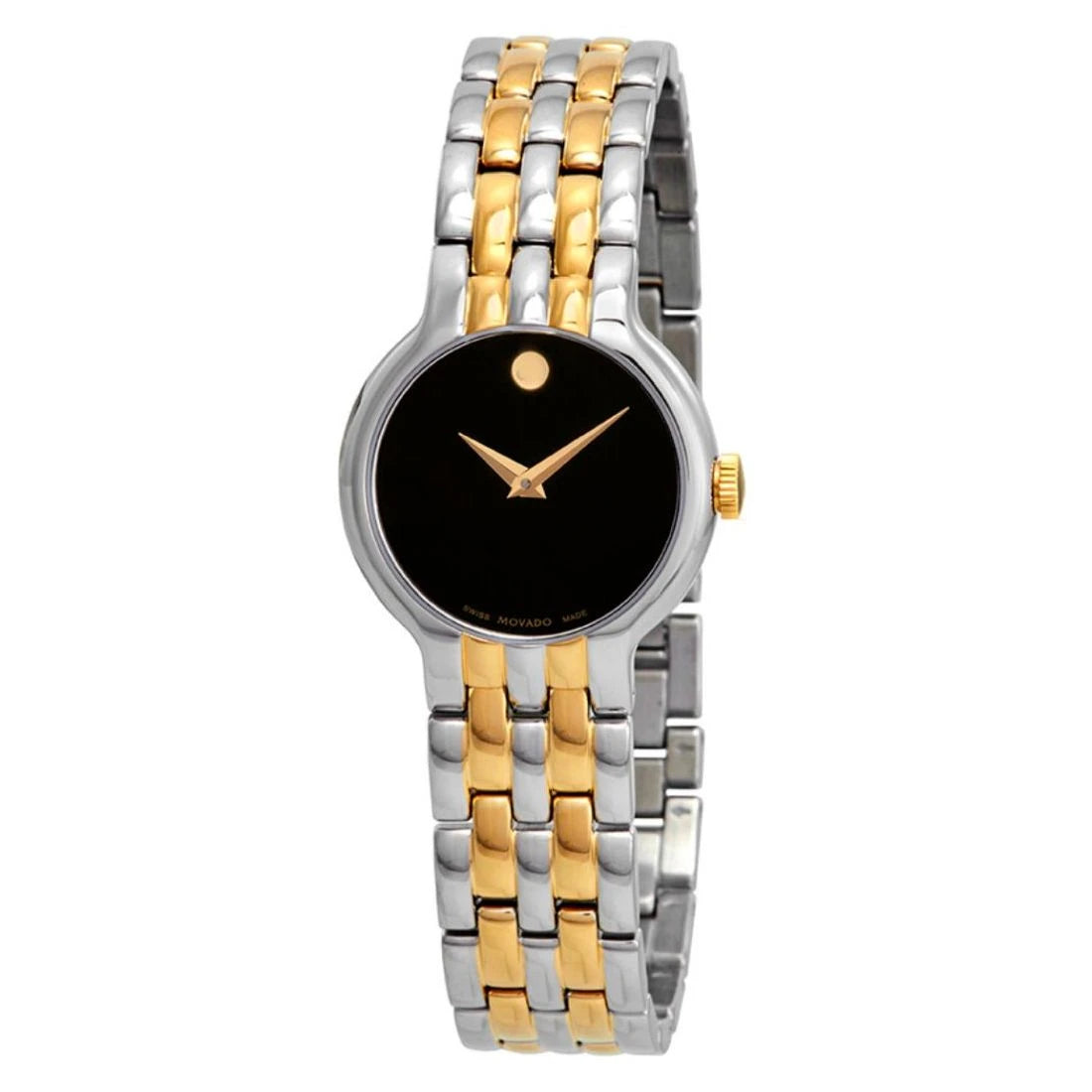 Movado Veturi Women's Two-tone/Silver and Yellow Gold Bracelet Quartz Watch - 0606933