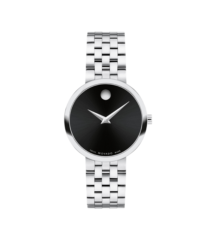 Movado Museum Classic Women's Black Dial Quartz Watch 0607813