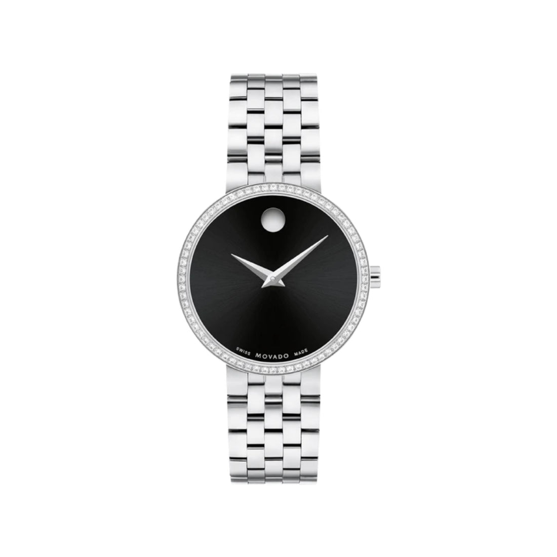 Movado Museum Classic Women's Silver Bracelet Quartz Watch - 0607814