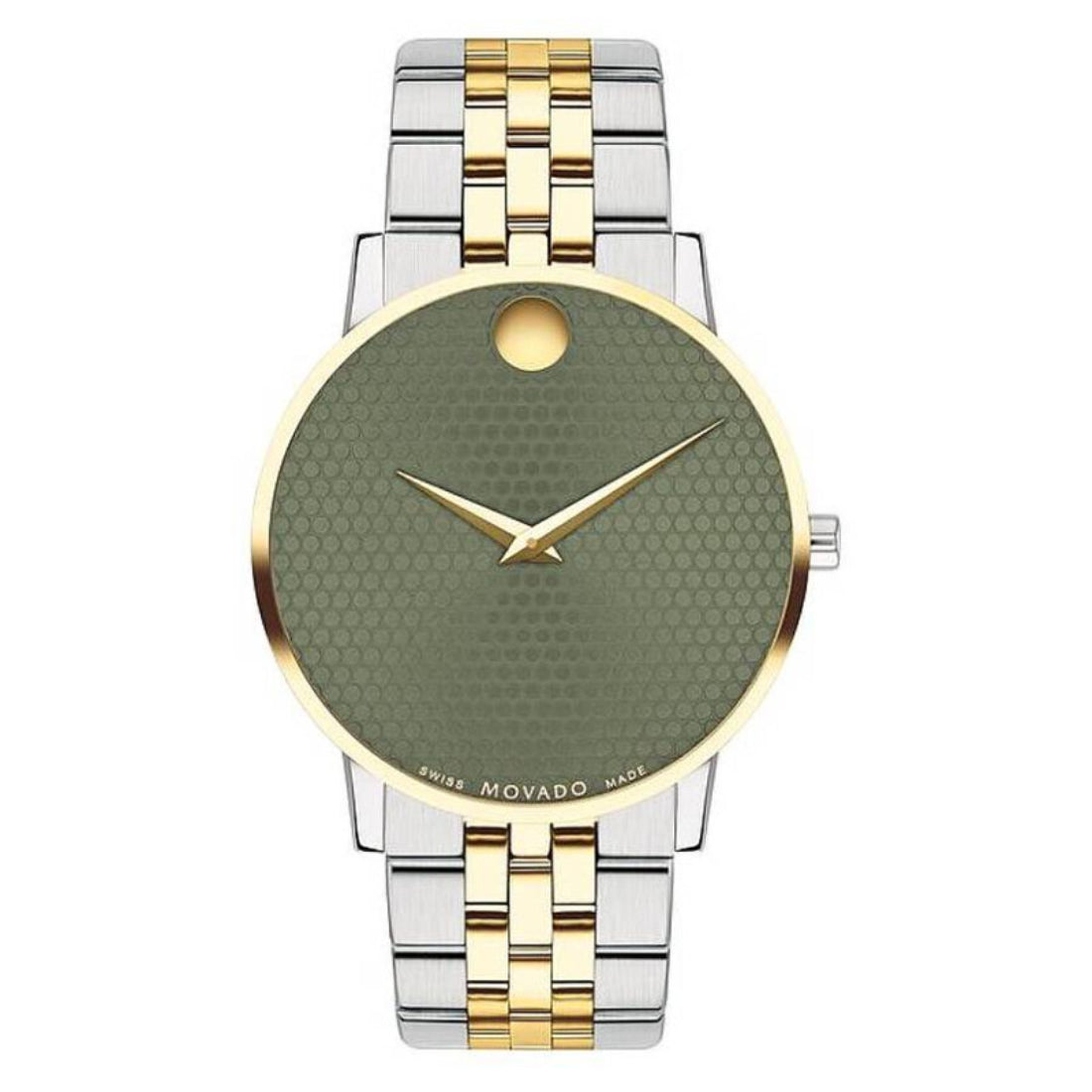 Movado Museum Classic Men's Green Dial Quartz Watch 0607849