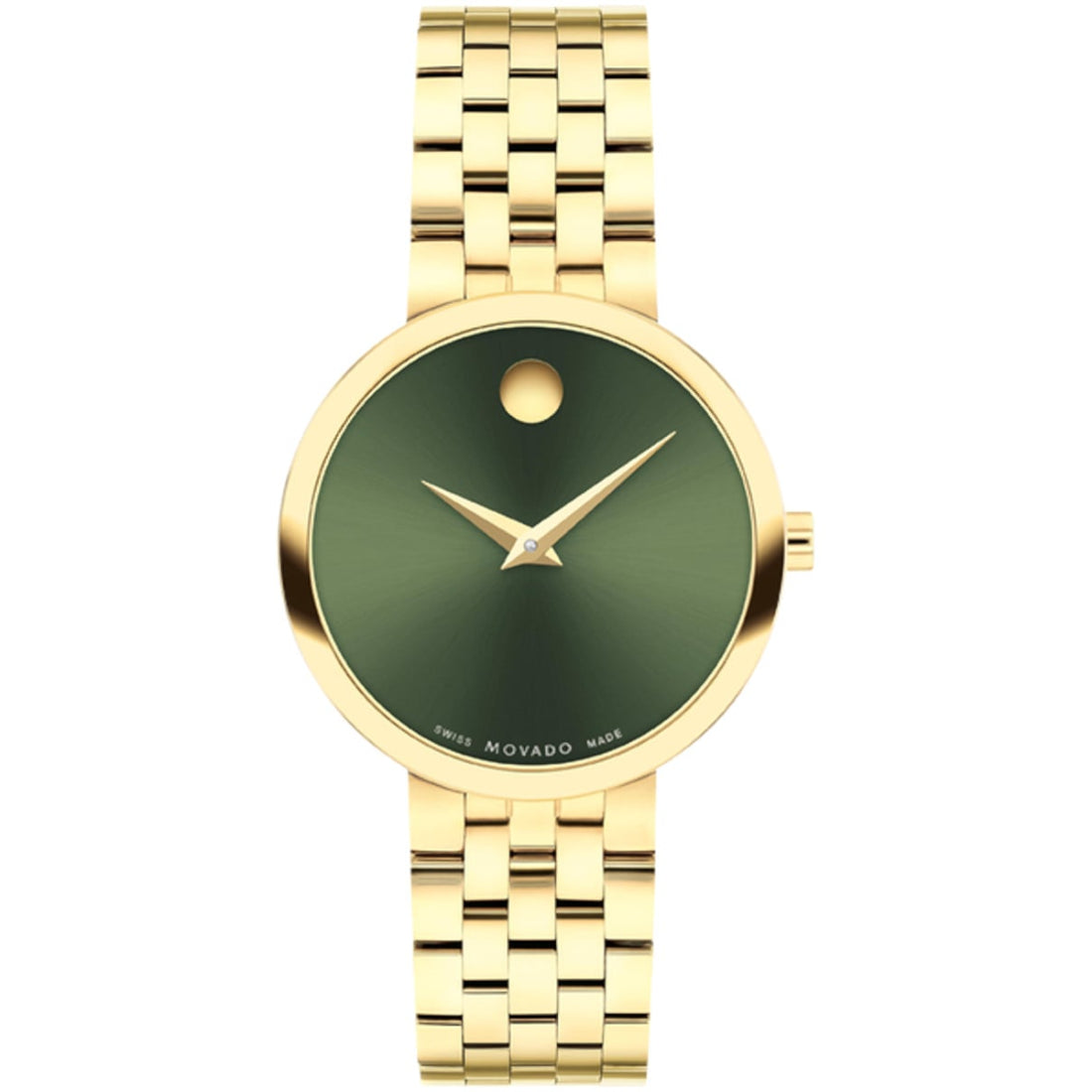 Movado Museum Classic Women's Green Dial Quartz Watch 0607942