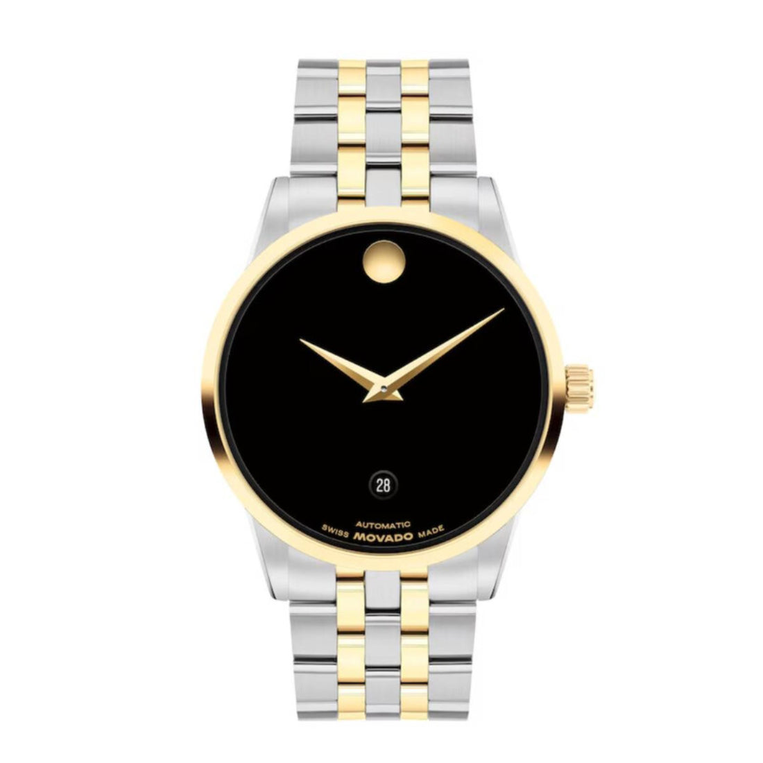 Movado Museum Classic Men's Black Dial Automatic Watch 0608036
