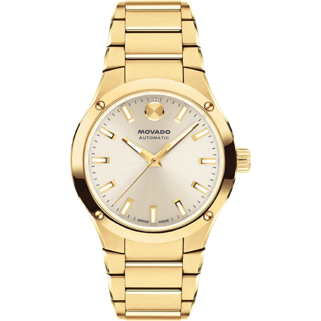 Movado Museum Imperiale Women's Gold Bracelet Automatic Watch - 0608057