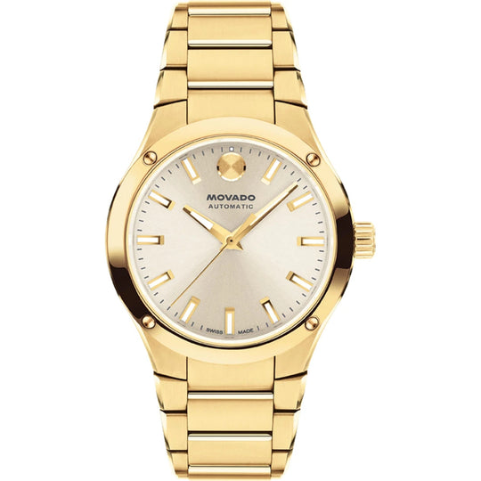Movado Museum Imperiale Women's Gold Bracelet Automatic Watch - 0608057