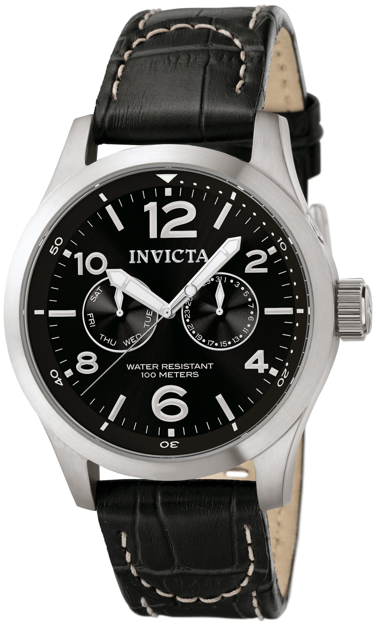 Invicta Men's 0764 I-Force Quartz Multifunction Black Dial Watch