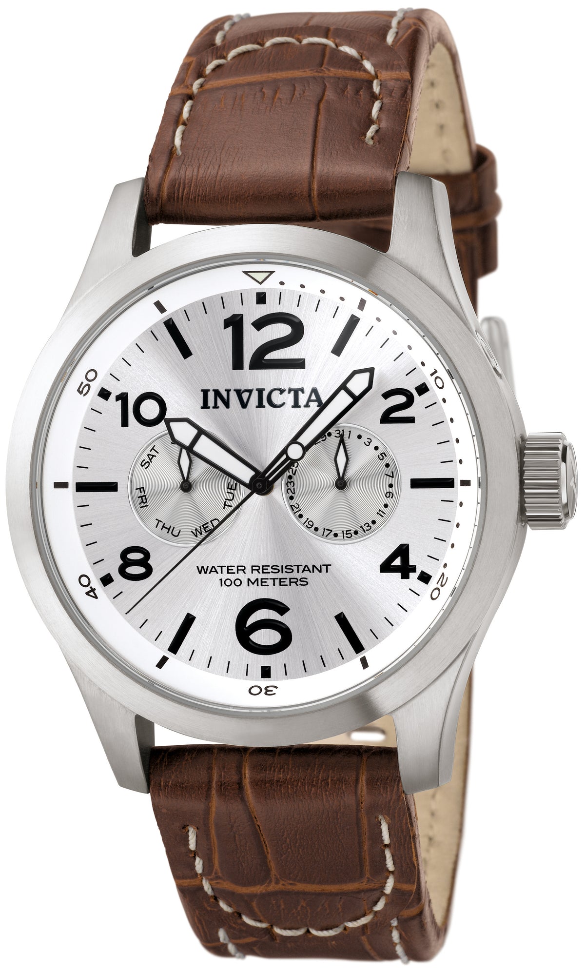 Invicta Men's 0765 I-Force Quartz Multifunction Silver Dial Watch