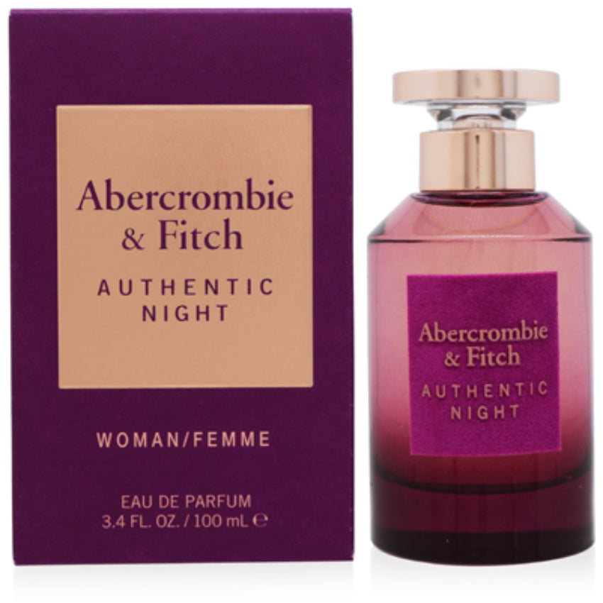 Authentic Night by Abercrombie EDP Spray 3.4 oz (100 ml) for Women