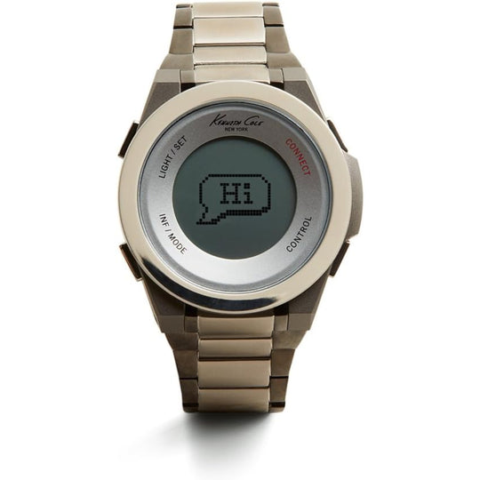 Kenneth Cole KC Connect Adult Silver Bracelet Quartz Watch - 10023868