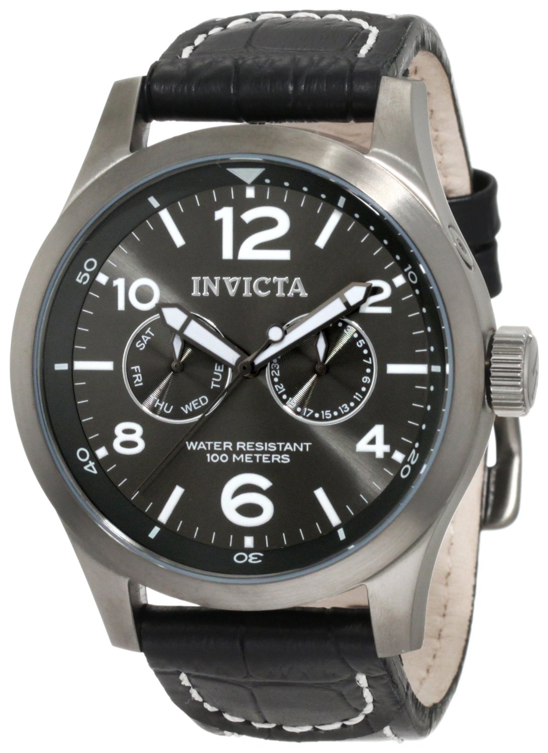 Invicta Men's 10492 I-Force Quartz Multifunction Charcoal Dial Watch