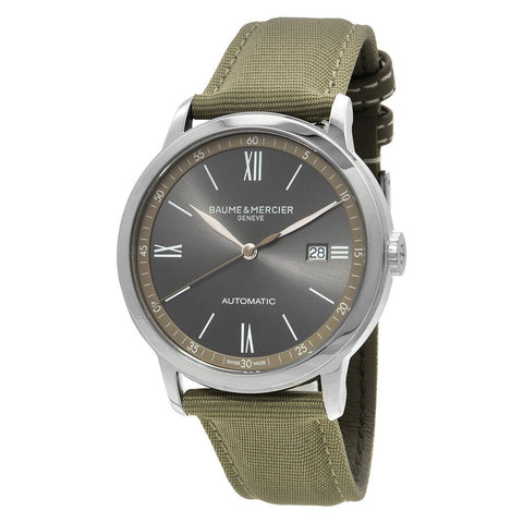 Baume & Mercier Classima  Men's Beige Strap Automatic Watch - MOA10695