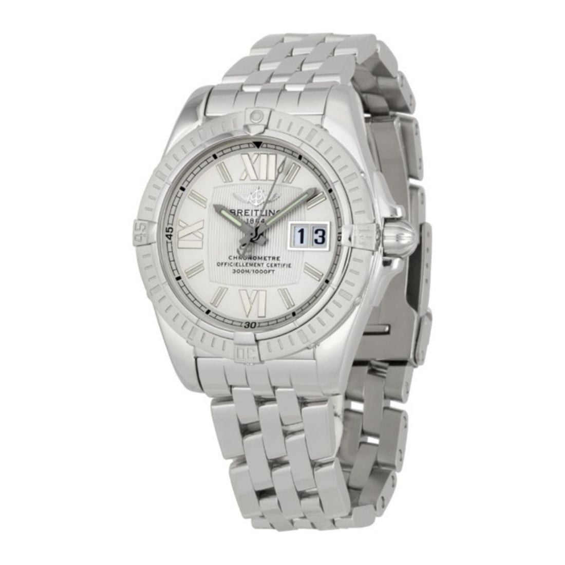 Breitling Breitling Cockpit Men's Silver-tone Bracelet Automatic Watch - A4935011-G654-366A