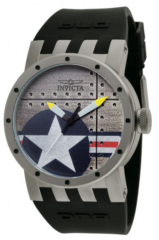 Invicta Men's 11647 DNA Quartz 3 Hand Silver Dial Watch