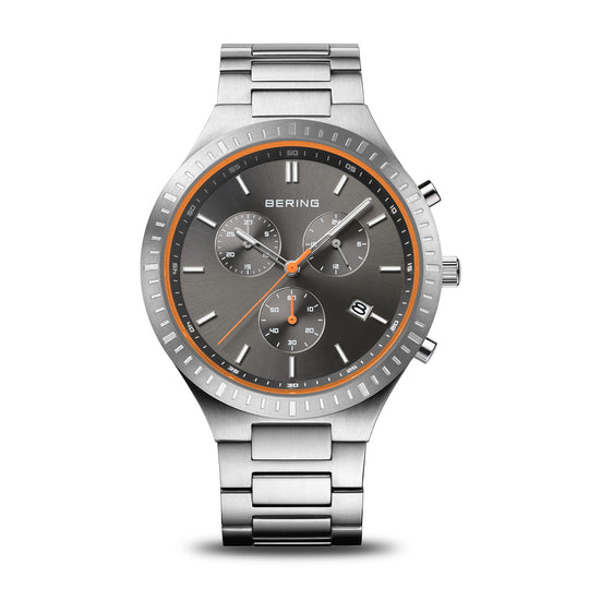 Bering Titan Chrono Men's Silver Bracelet Quartz Watch - 11743-709