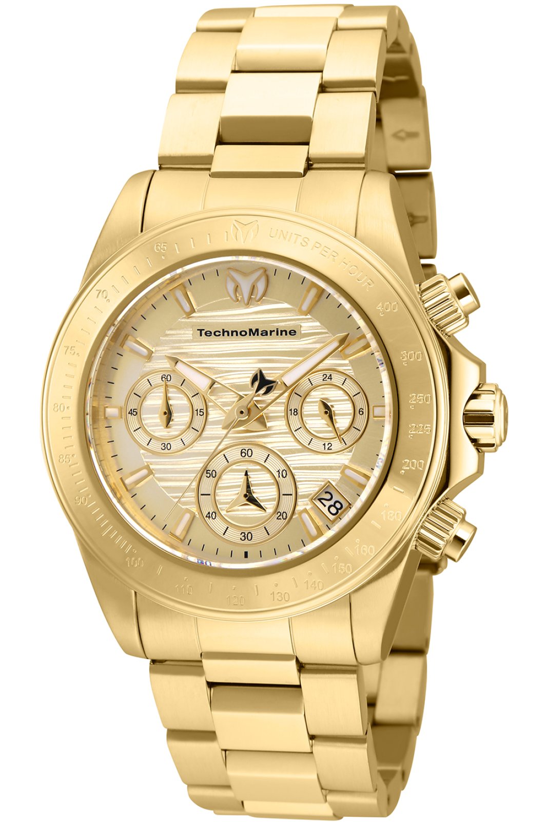 Technomarine Women's TM-219013 Manta Quartz Gold Dial Watch