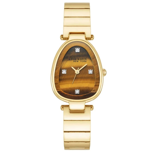 Anne Klein New York Collection Women's Gold-tone Bracelet Quartz Watch - 12/7790TEGB