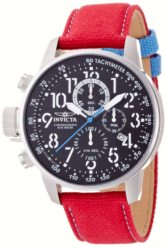 Invicta Men's 12070 I-Force  Quartz Chronograph Black Dial Watch