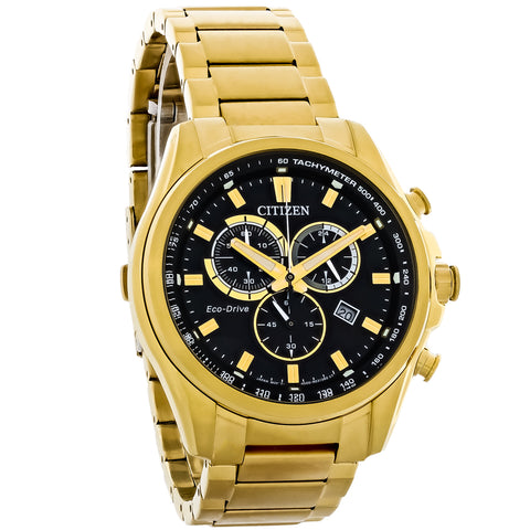 Citizen Weekender  Men's Gold-tone Bracelet Quartz Watch - AT2132-53E