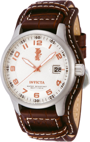 Invicta Men's 12552 I-Force Quartz 3 Hand Silver Dial Watch