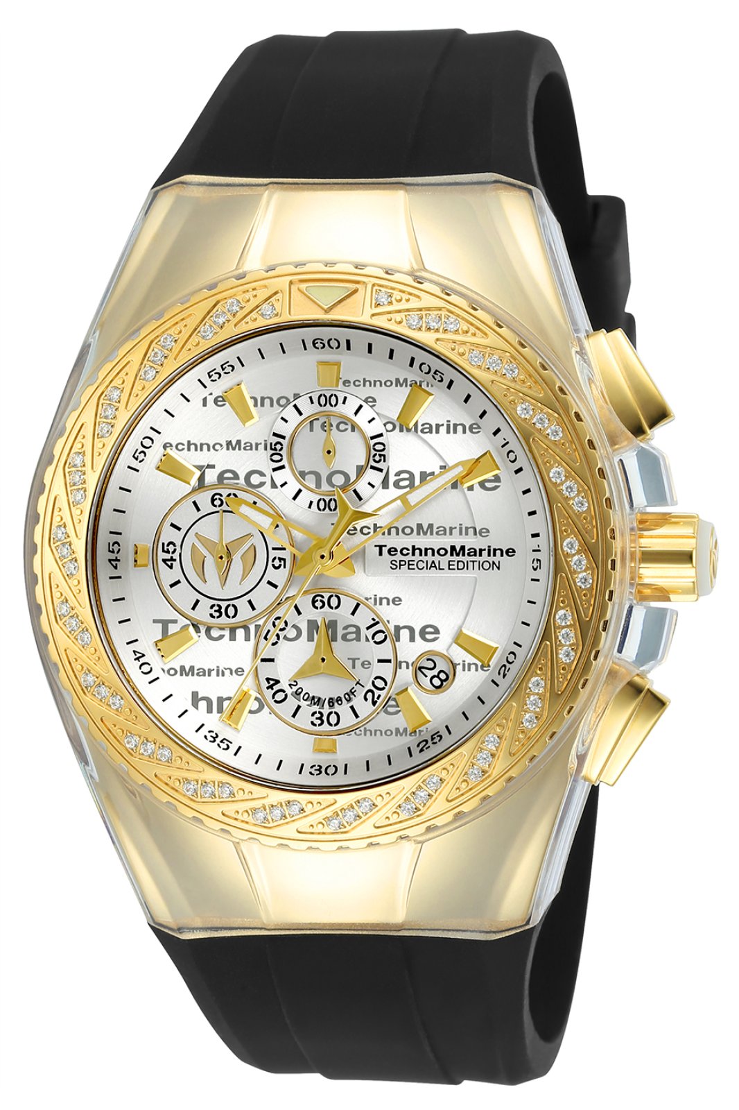 Technomarine Men's TM-117002 Cruise Glitz Quartz Silver Dial Watch