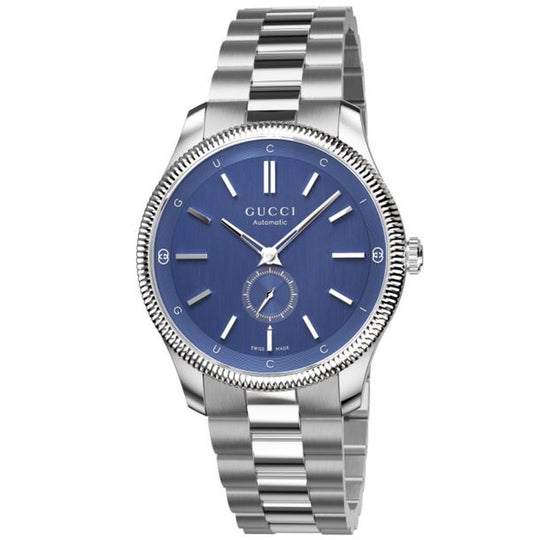 Gucci G-Timeless Men's Silver-tone Bracelet Quartz Watch - YA126389