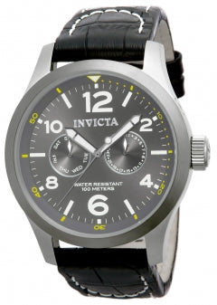Invicta Men's 14142 I-Force  Quartz 3 Hand Charcoal Dial Watch