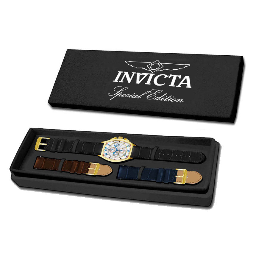 Invicta Men's 14330 Specialty Quartz Chronograph White Dial Watch