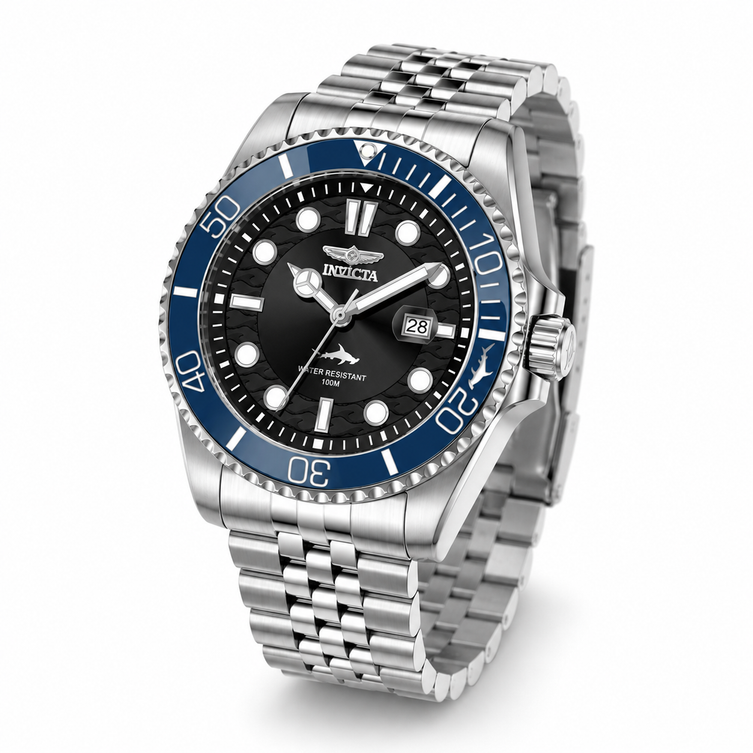 Invicta Men's 50805 Pro Diver Quartz PC32 Black Dial Watch