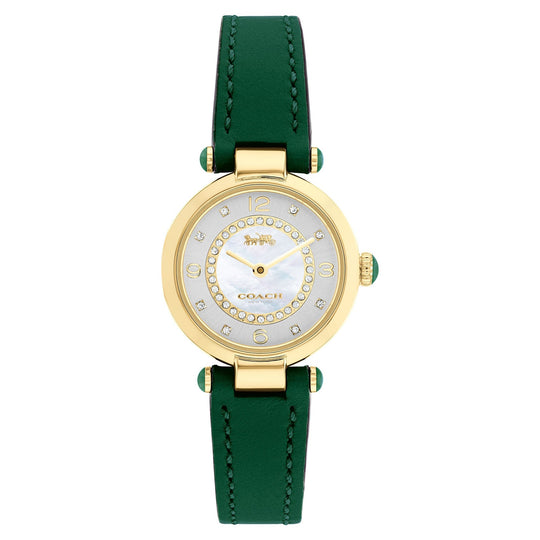 Coach Cary Women's Green Strap Quartz Watch - 14503894