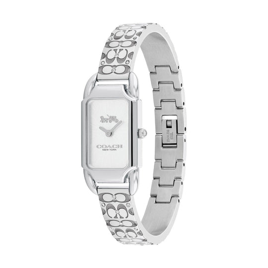Coach Cadie Women's Silver Bangle Bracelet Quartz Watch - 14504147